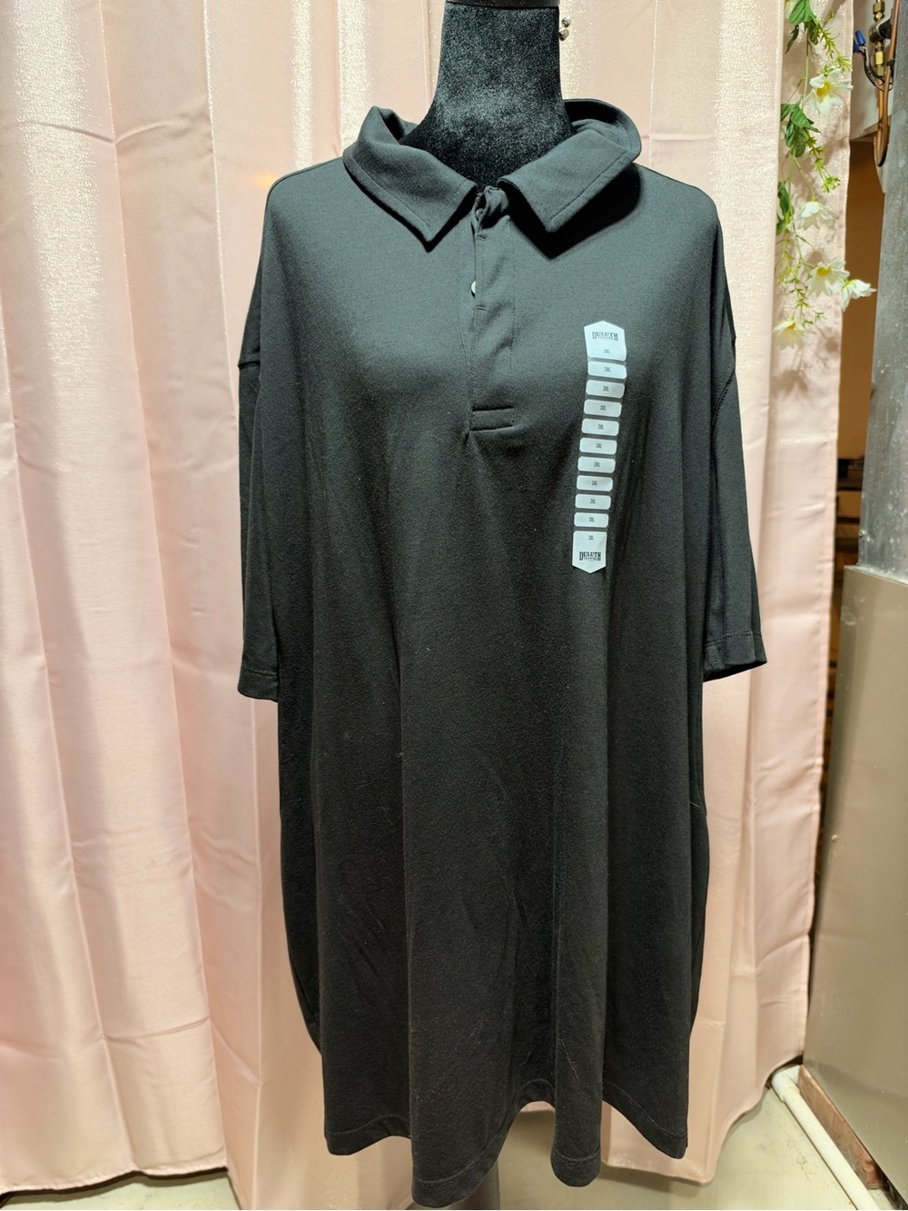 Duluth Trading Co Black Men's Polo Shirt